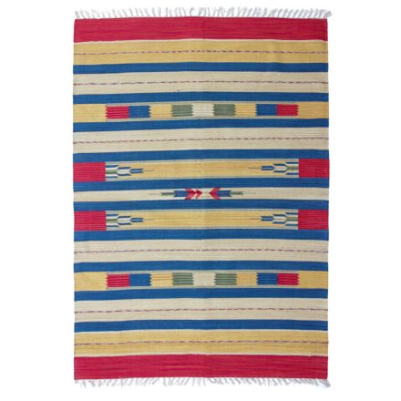 Covor Chilim Indian 120x180 covor kilim modern din bumbac