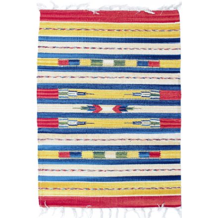 Covor Chilim Indian 60x90 covor kilim modern din bumbac