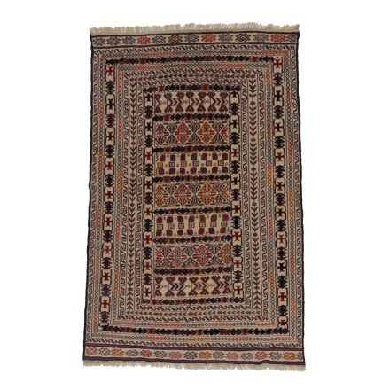 Covor kilim nomadic afgan Adarskan 132x203 covor de perete țesut manual