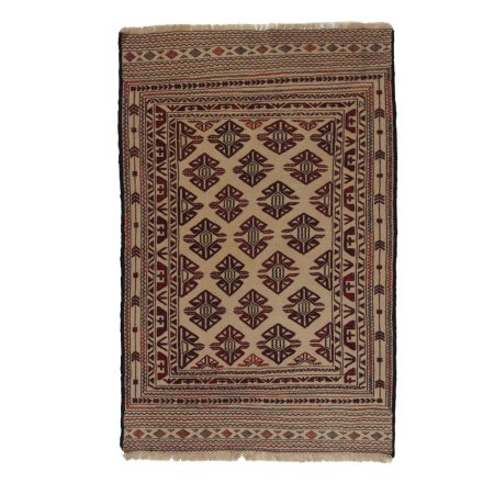 Covor kilim nomadic afgan Adarskan 132x196 covor de perete țesut manual