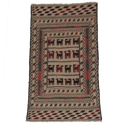 Covor kilim nomadic afgan Adarskan 112x188 covor de perete țesut manual