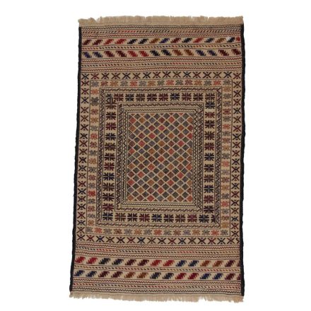 Covor kilim nomadic afgan Adarskan 124x206 covor de perete țesut manual