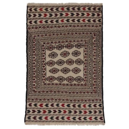 Covor kilim nomadic afgan Adarskan 126x204 covor de perete țesut manual