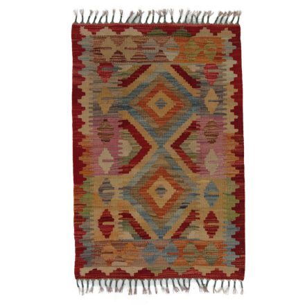 Covor kilim Chobi 90x61 afgane kilim din lână țesut manual 