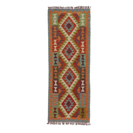 Covor kilim Chobi 75x198 afgane kilim din lână țesut manual 