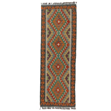 Covor kilim Chobi 73x210 afgane kilim din lână țesut manual 