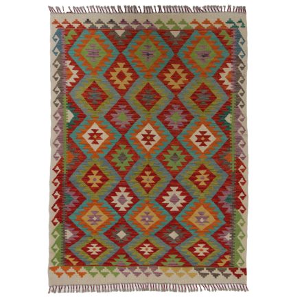 Covor kilim Chobi 196x144 afgane kilim din lână țesut manual 