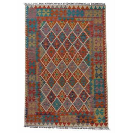 Covor tesut manual din lana Chobi 201x294 covor Kilim afgan