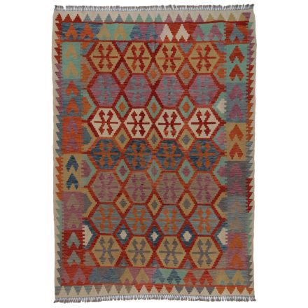 Covor tesut manual din lana Chobi 203x287 covor Kilim afgan