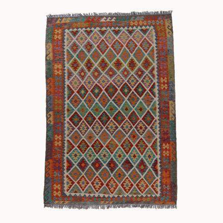 Covor tesut manual din lana Chobi 209x303 covor Kilim afgan