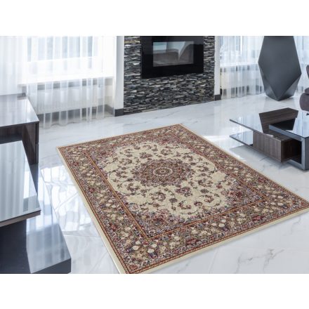 Covor Persan bej MEDALION 140x200 covor de lux pentru living sau dormitor