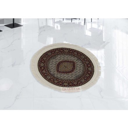 Covor rotund bej Mahi 150x150 premium Covor persan living sau dormitor