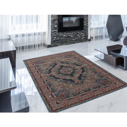 Covor Persan albastru TABRIZ 140x200 covor exclusiv pentru living sau dormitor