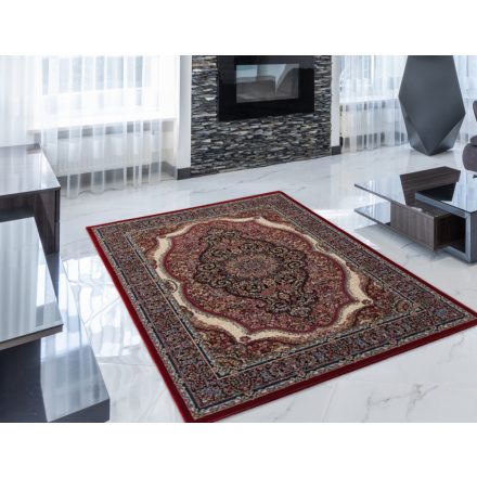 Covor Persan burgundy MEDALION 140x200 covor de lux din acrilic