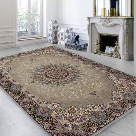 Covor Persan gri KERMAN 200x300 covor de living elegant din acrilic