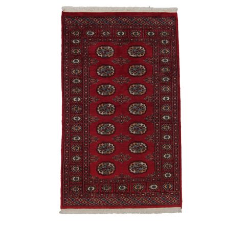 Covor Pakistan burgundy Bokhara 92x152 covor oriental lucrat manual