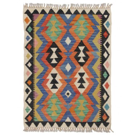 Covor kilim Chobi 87x118 kilim din lână țesut manual